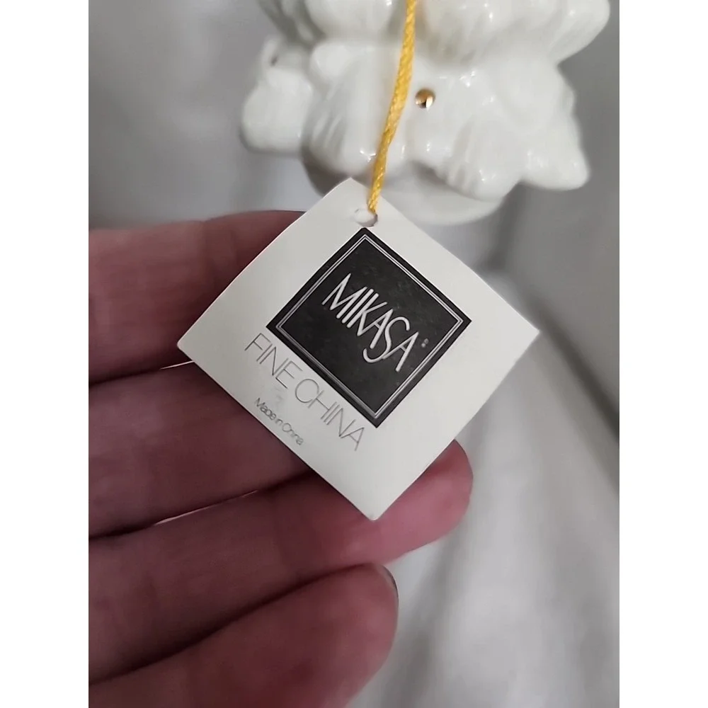 Mikasa Holiday Elegance Christmas Tree Ornament With Gold Accent Fine‎ China